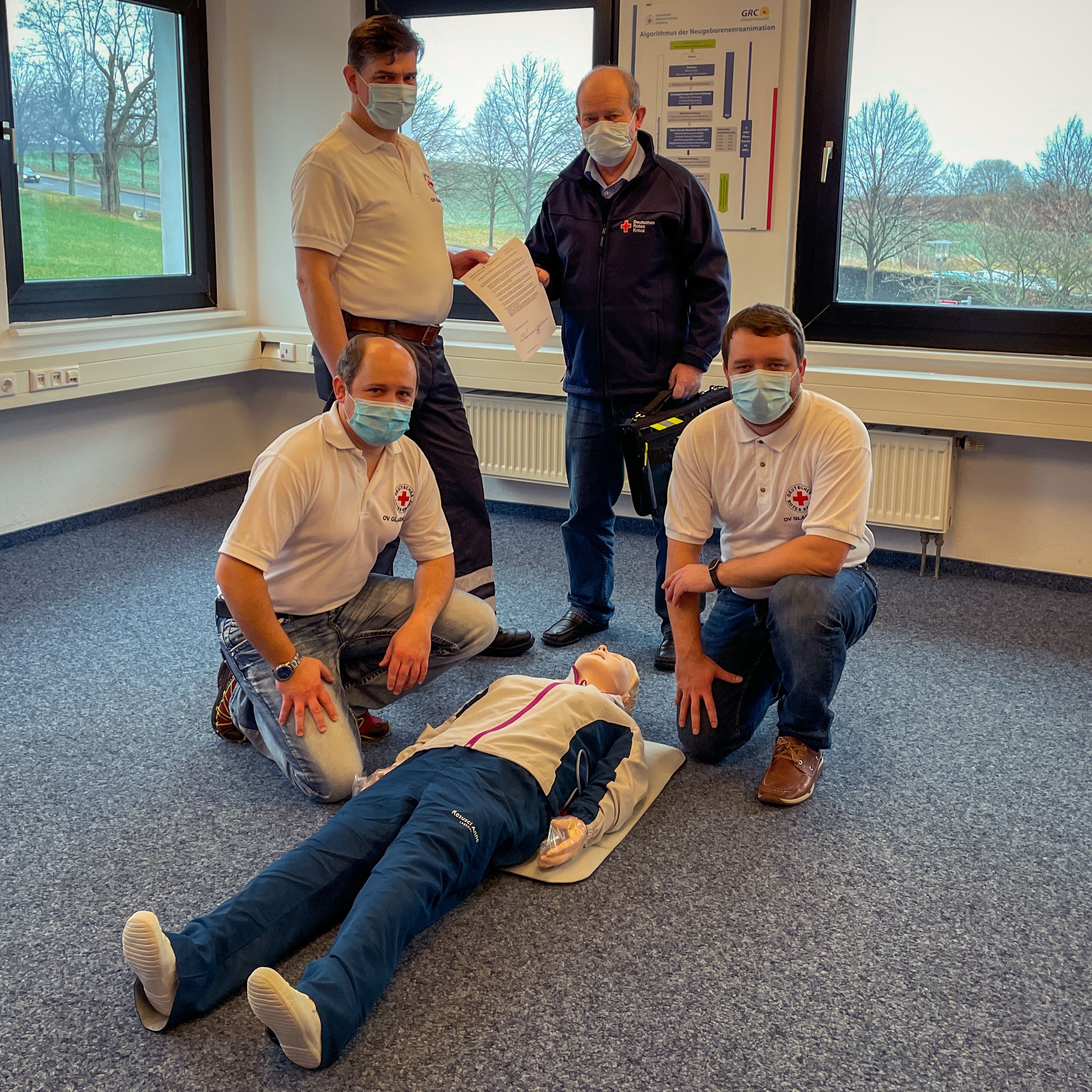 Übergabe neus Trainingsmodell für die Reanimation